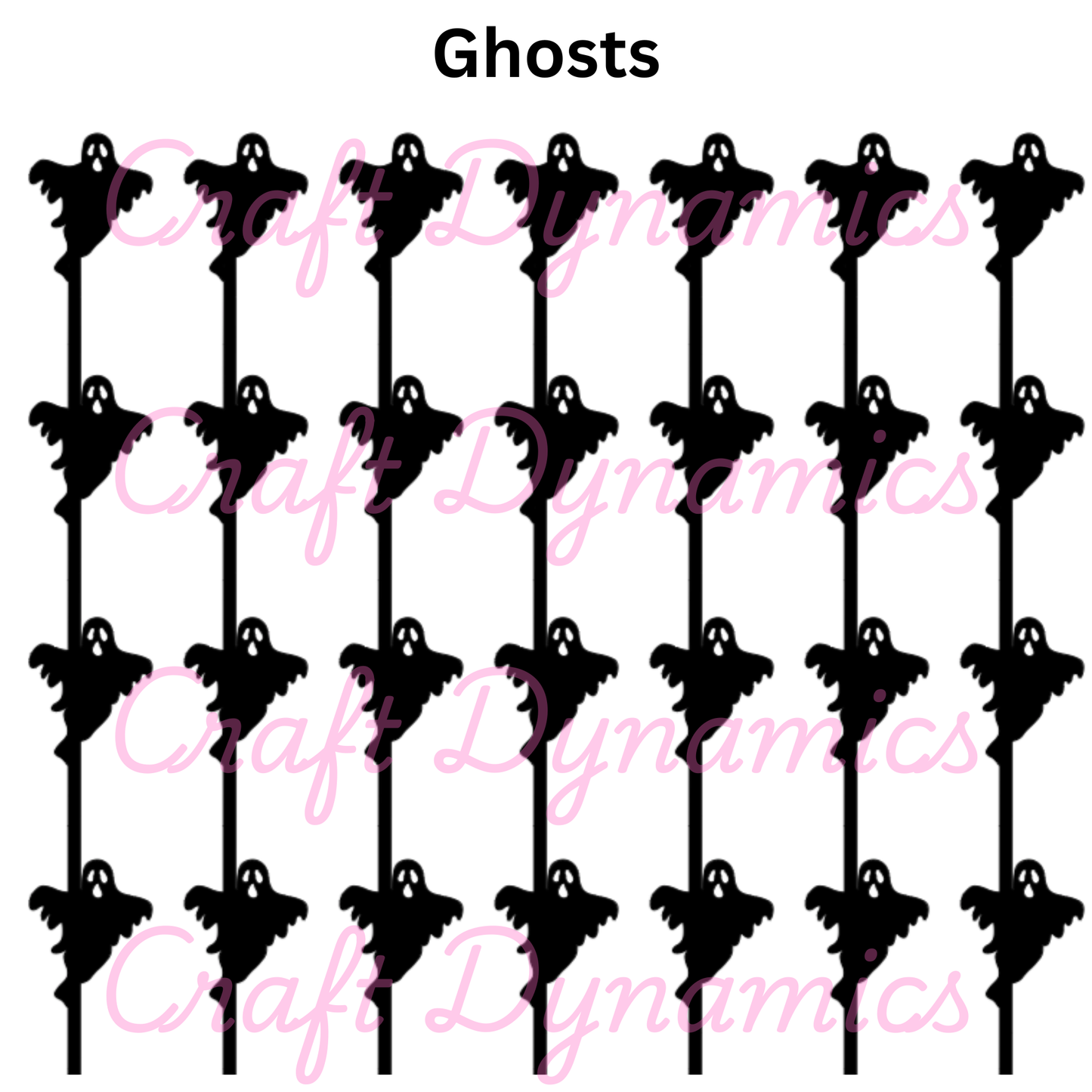 Ghosts - A4 Sheet