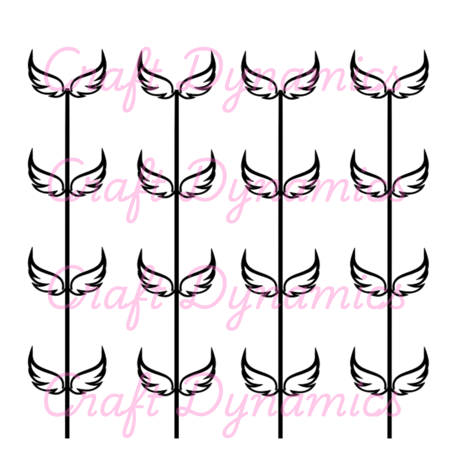 Angel Wing #3 - A4 Sheet