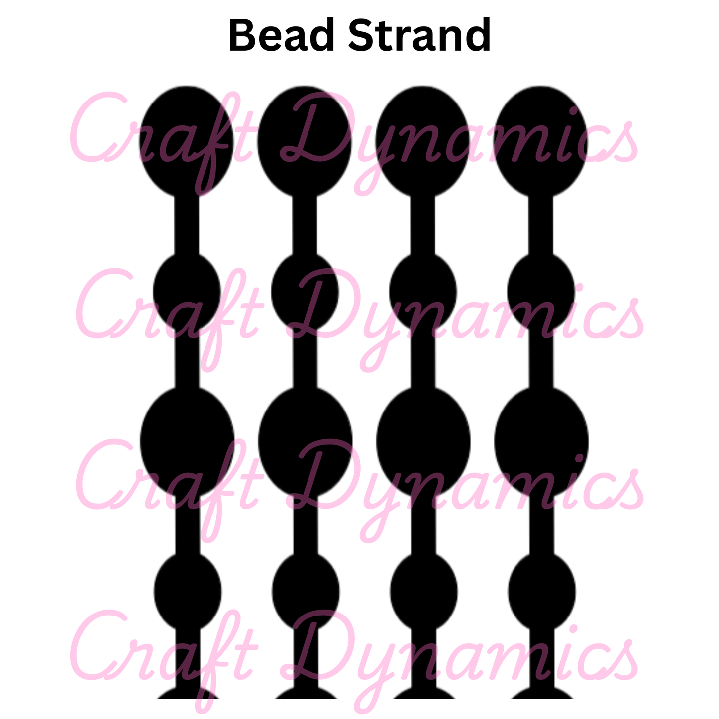 Bead Strands - A4 Sheet