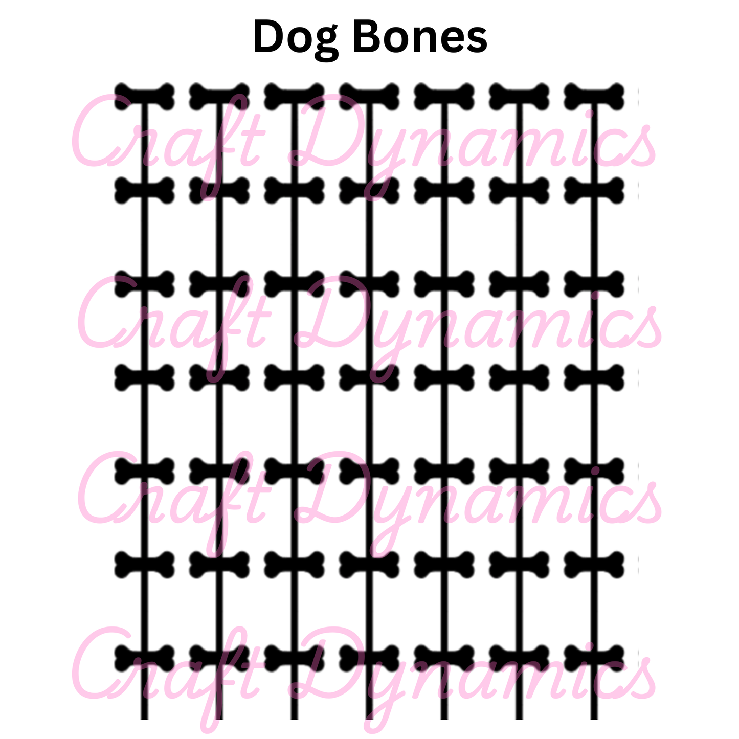 Dog Bones - A4 Sheet