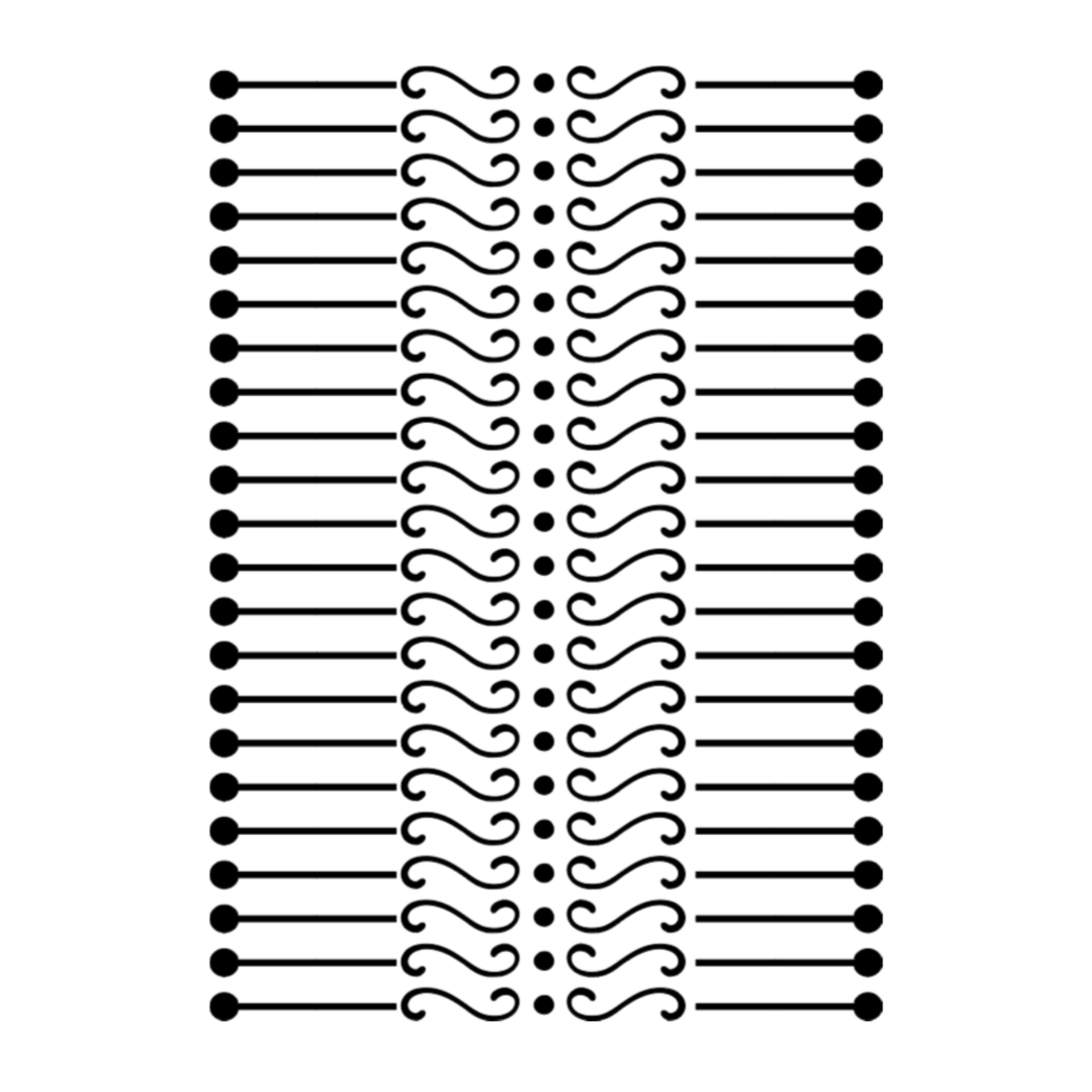 Swirl & Line Align - A4 Sheet