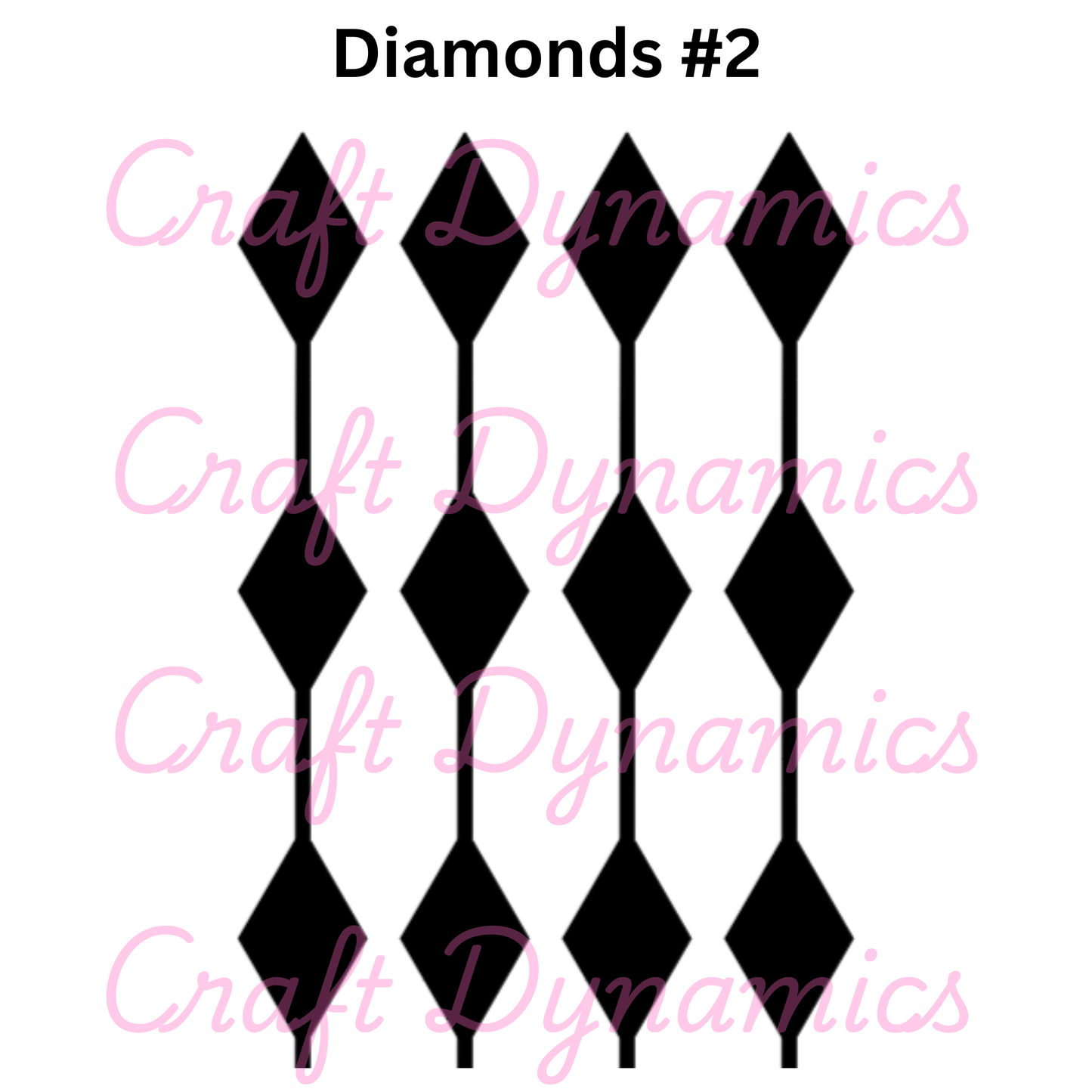 Diamonds #2 - A4 Sheet