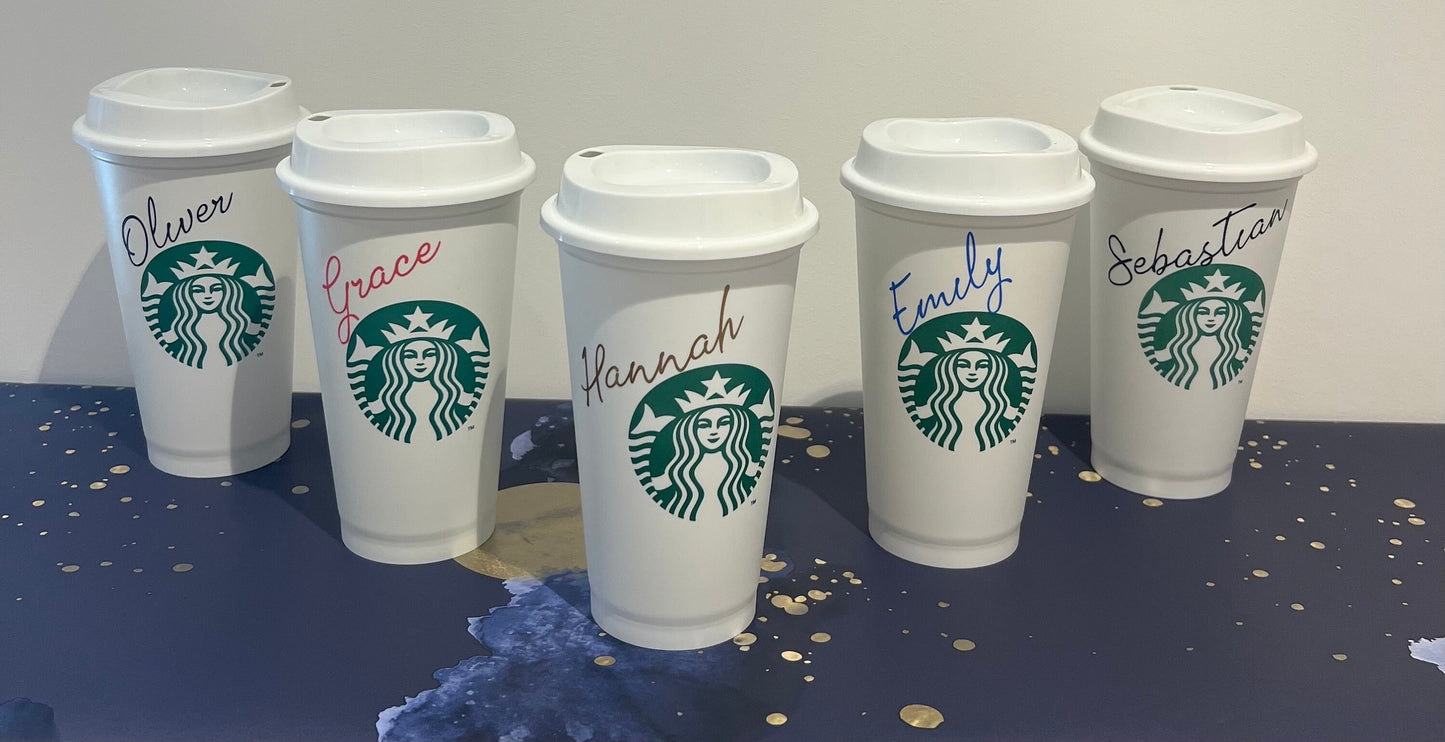 Starbucks Hot Cup Reusable Travel mug Personalised