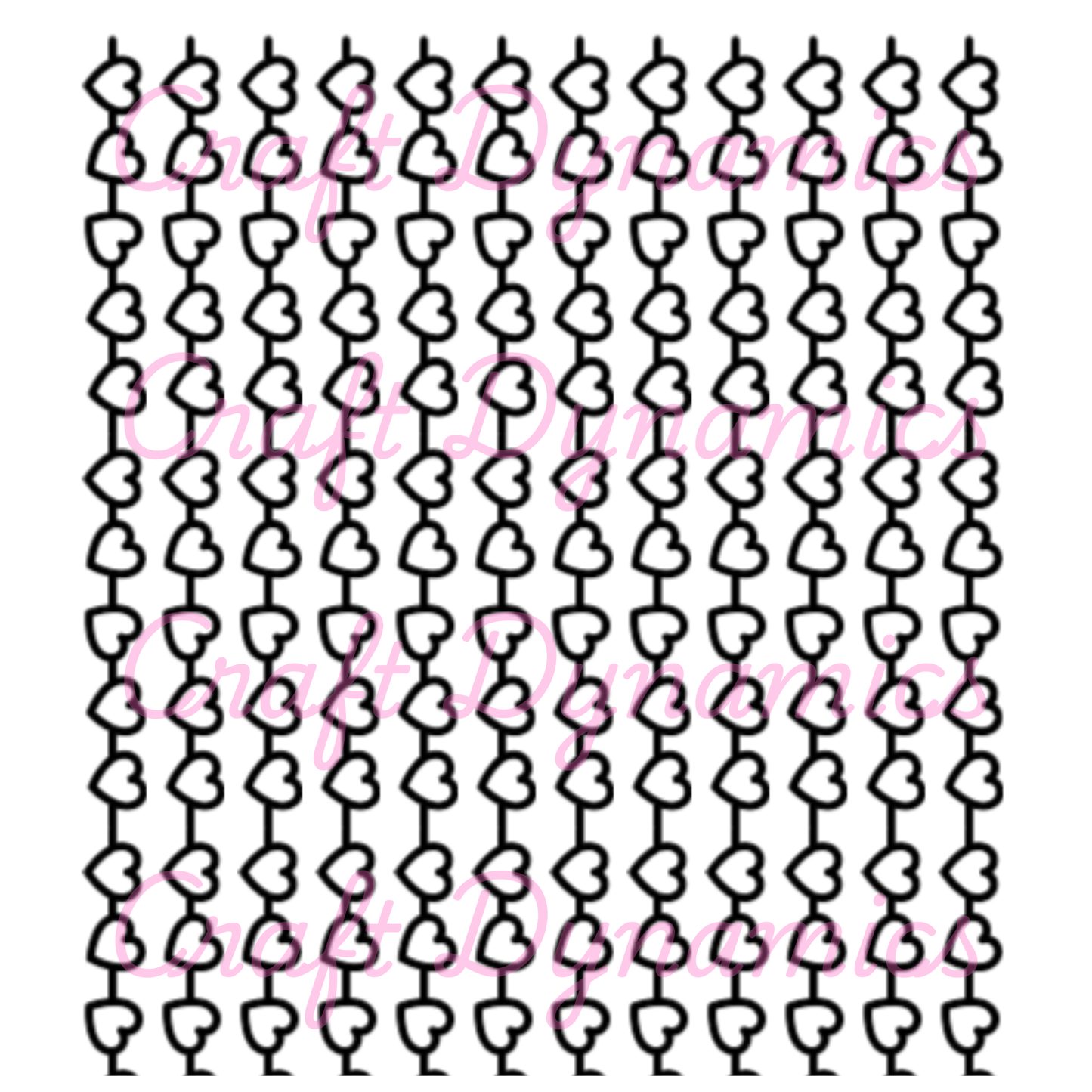 Hearts #2 - A4 Sheet