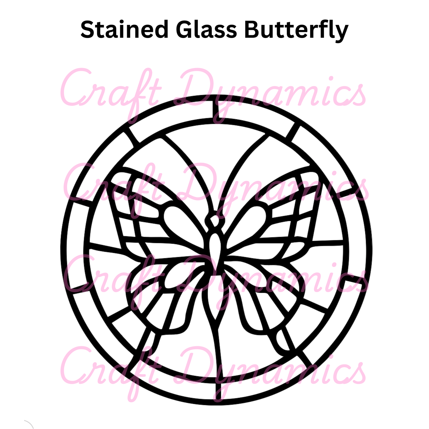 Stained Glass Butterfly