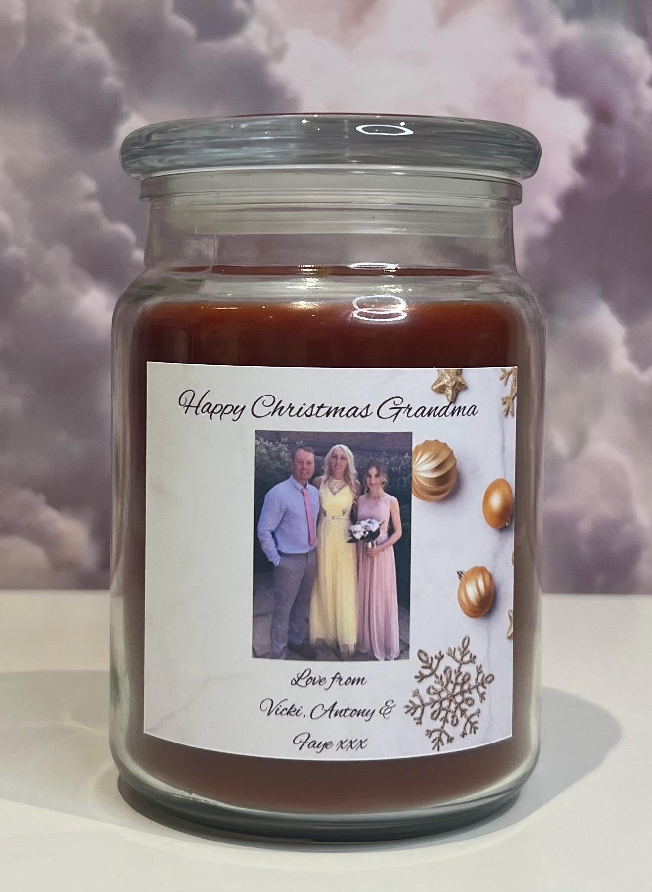 Personalised candles for all occasions Special Occasion Birthday Celebration memorial secret Santa personalised gifts