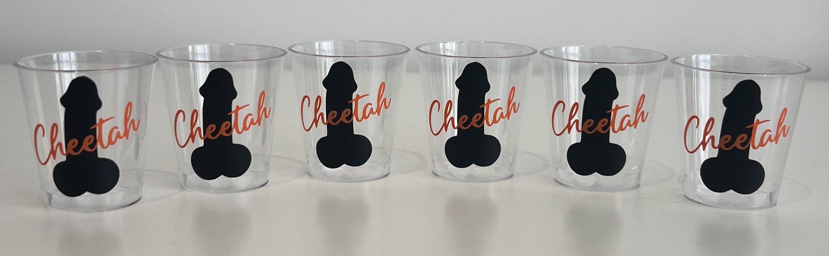 Personalised Willy Hen Do Plastic Shot Glasses Hen Party Bride tribe I Do Crew Hen Night