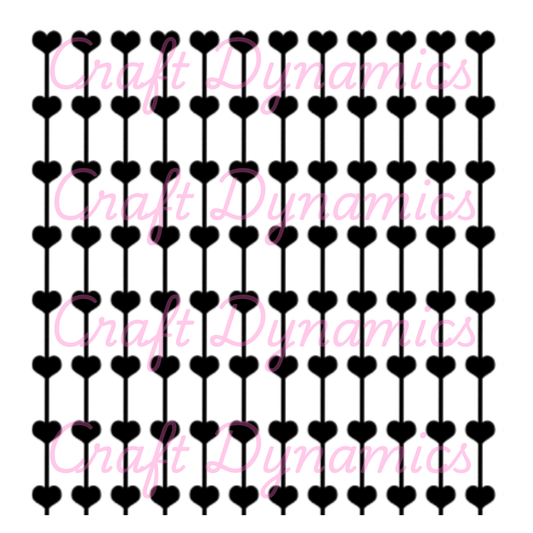 Hearts - A4 Sheet