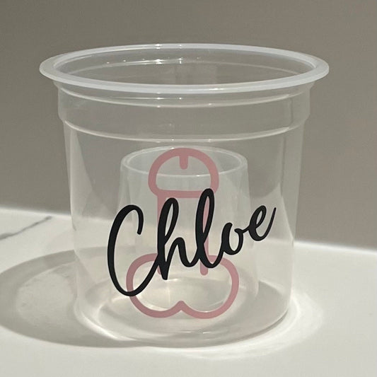 Personalised Willy Hen Do Plastic jäger Shot Glasses Hen Party Bride tribe I Do Crew Hen Night