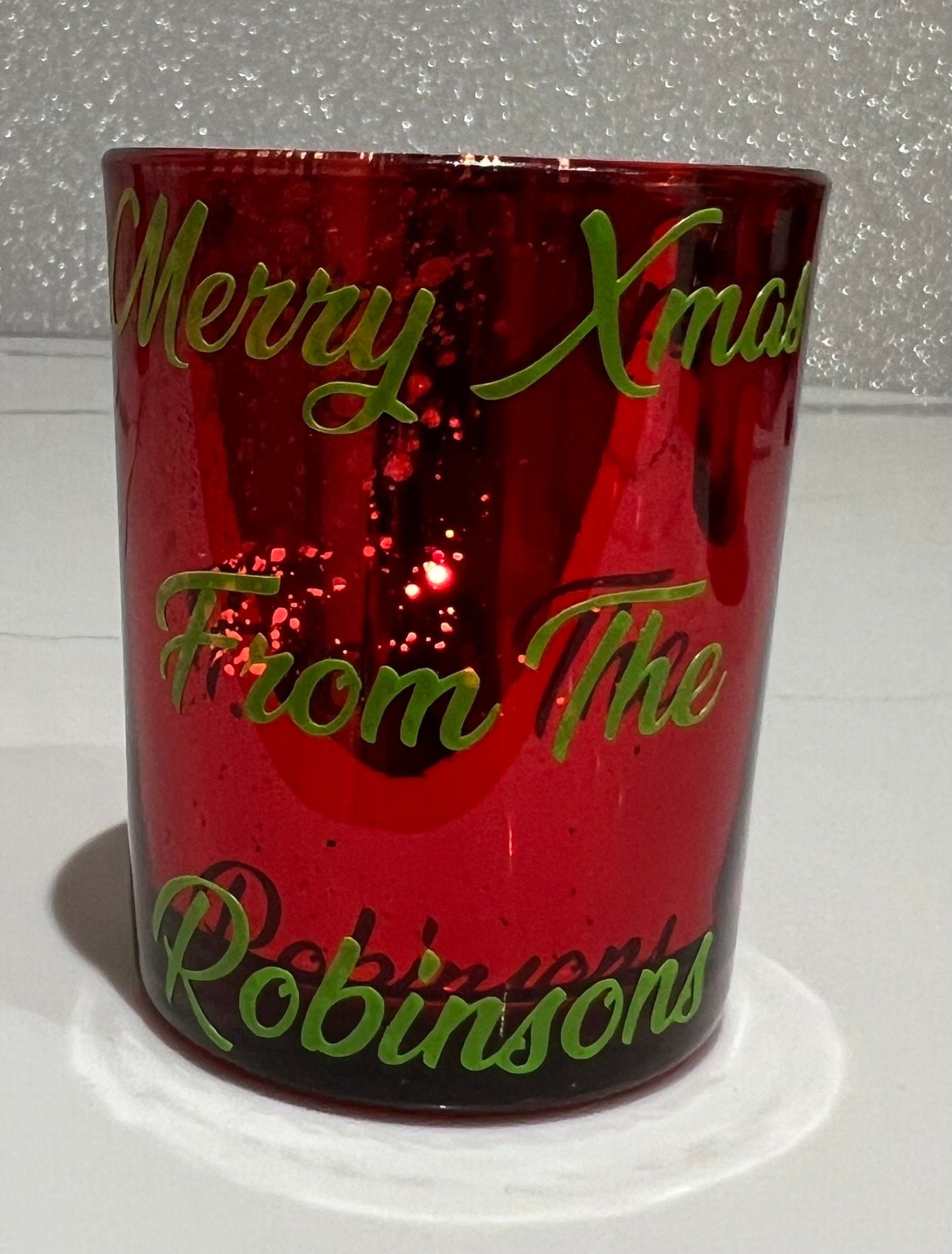 Personalised T-Light holder Gift Special Occasion Memorial Easter Mothers Day Fathers Day Christmas Presents