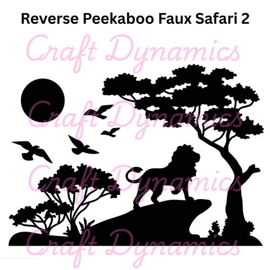 Reverse Peekaboo Faux - Safari 2