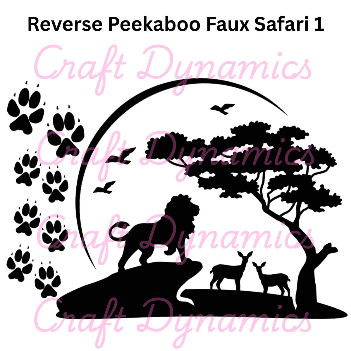 Reverse Peekaboo Faux - Safari 1
