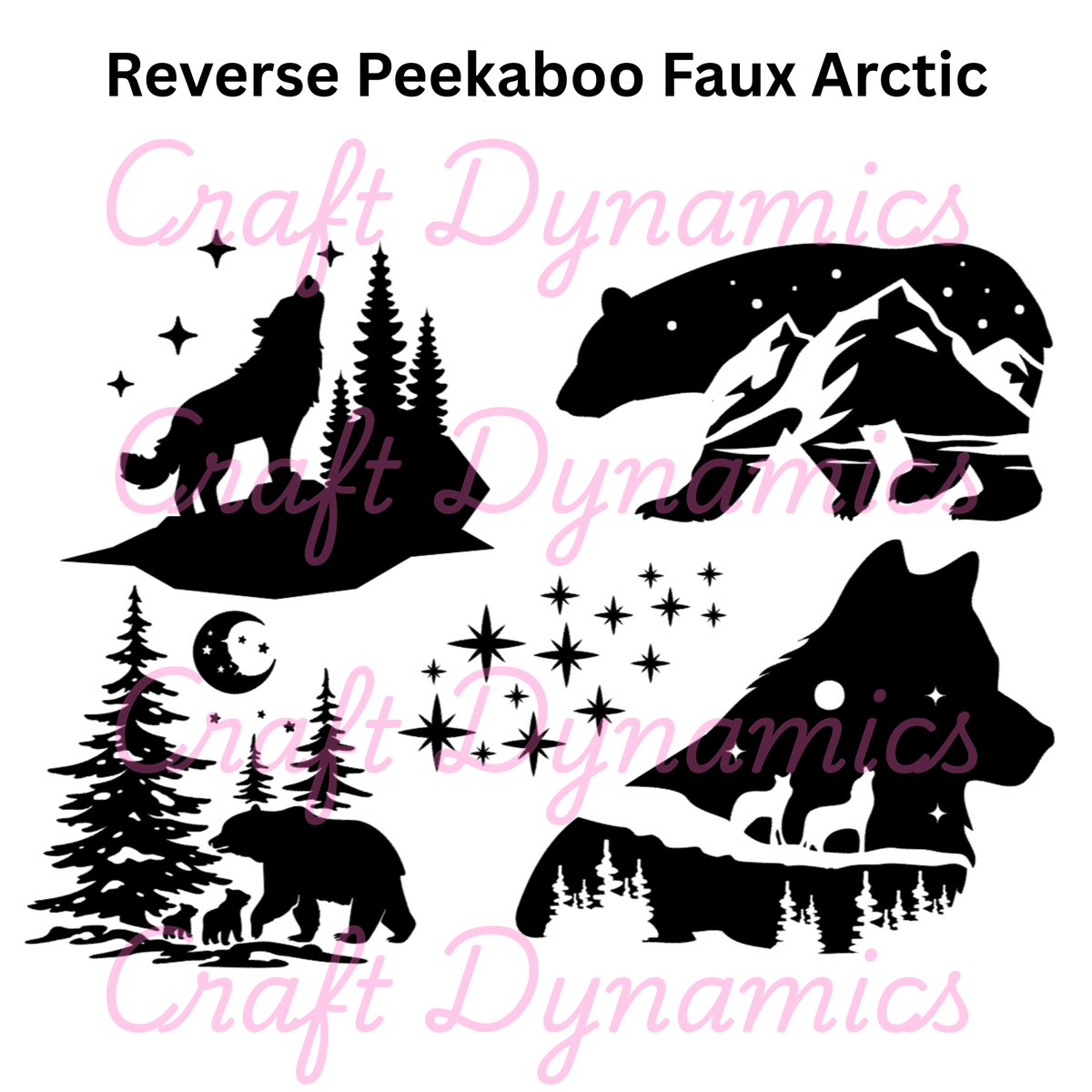 Reverse Peekaboo Faux - Arctic
