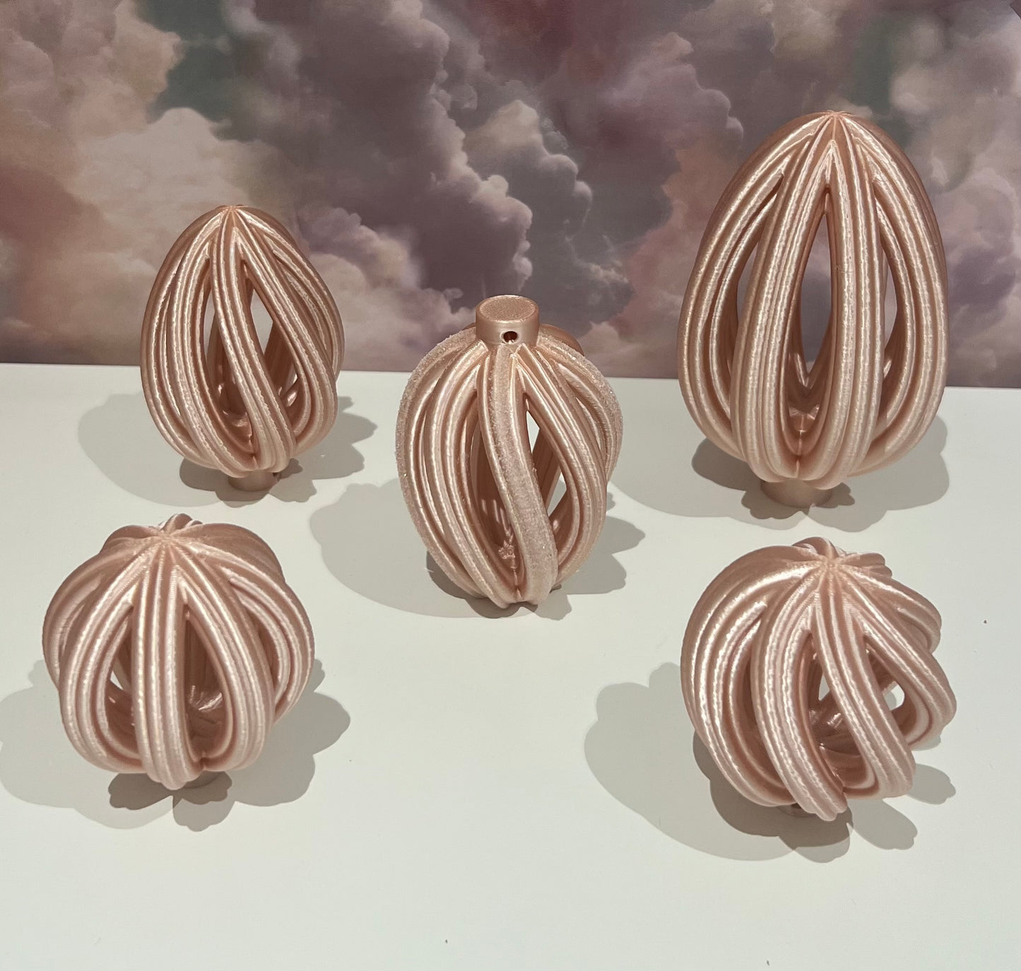 3D Printed Christmas baubles