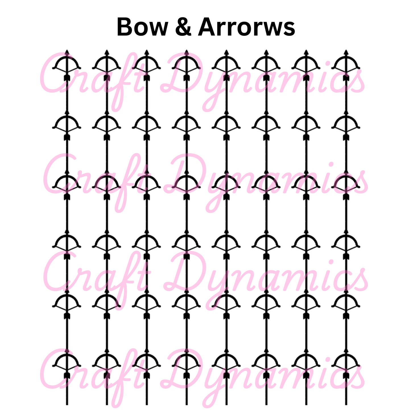 Bow & Arrows - A4 Sheet