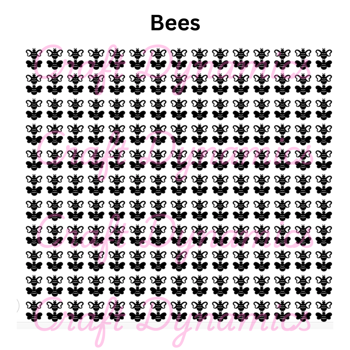 Bees- A4 Sheet
