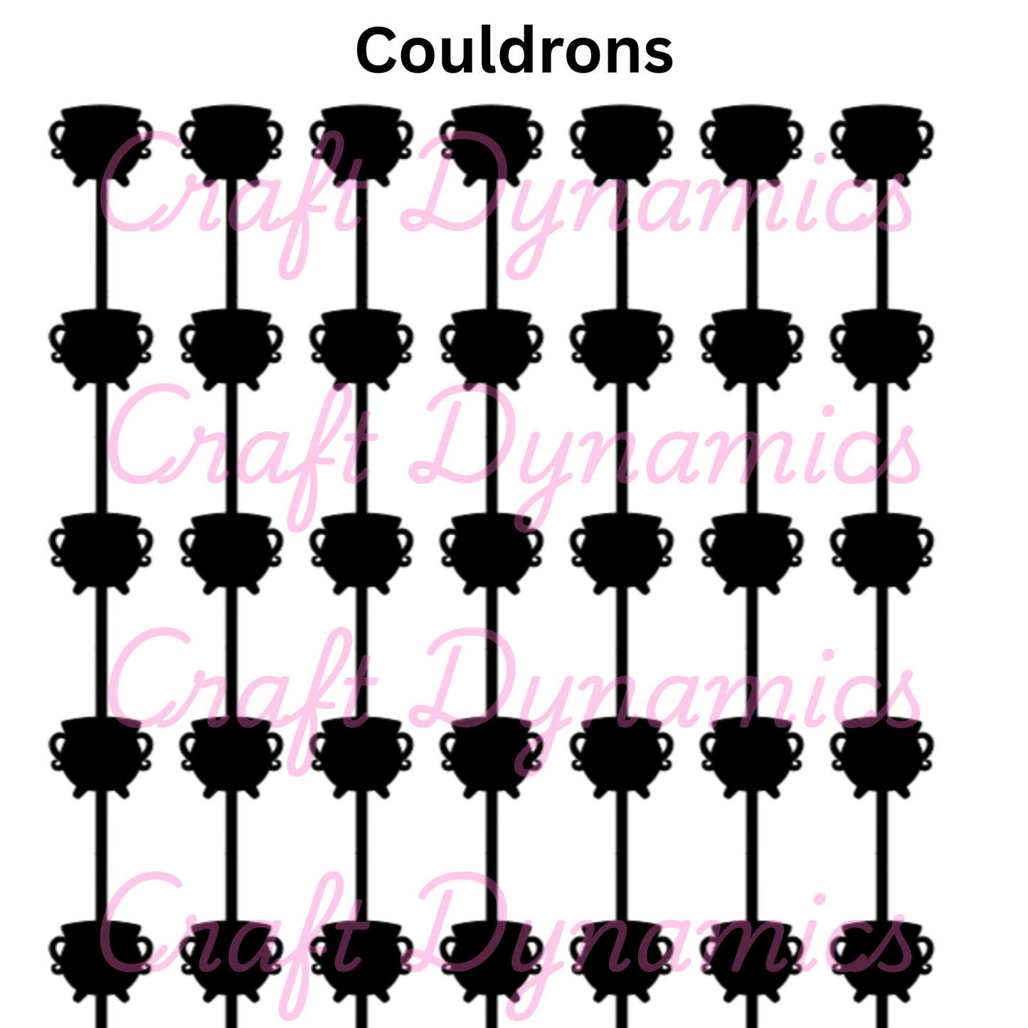 Cauldrons - A4 Sheet