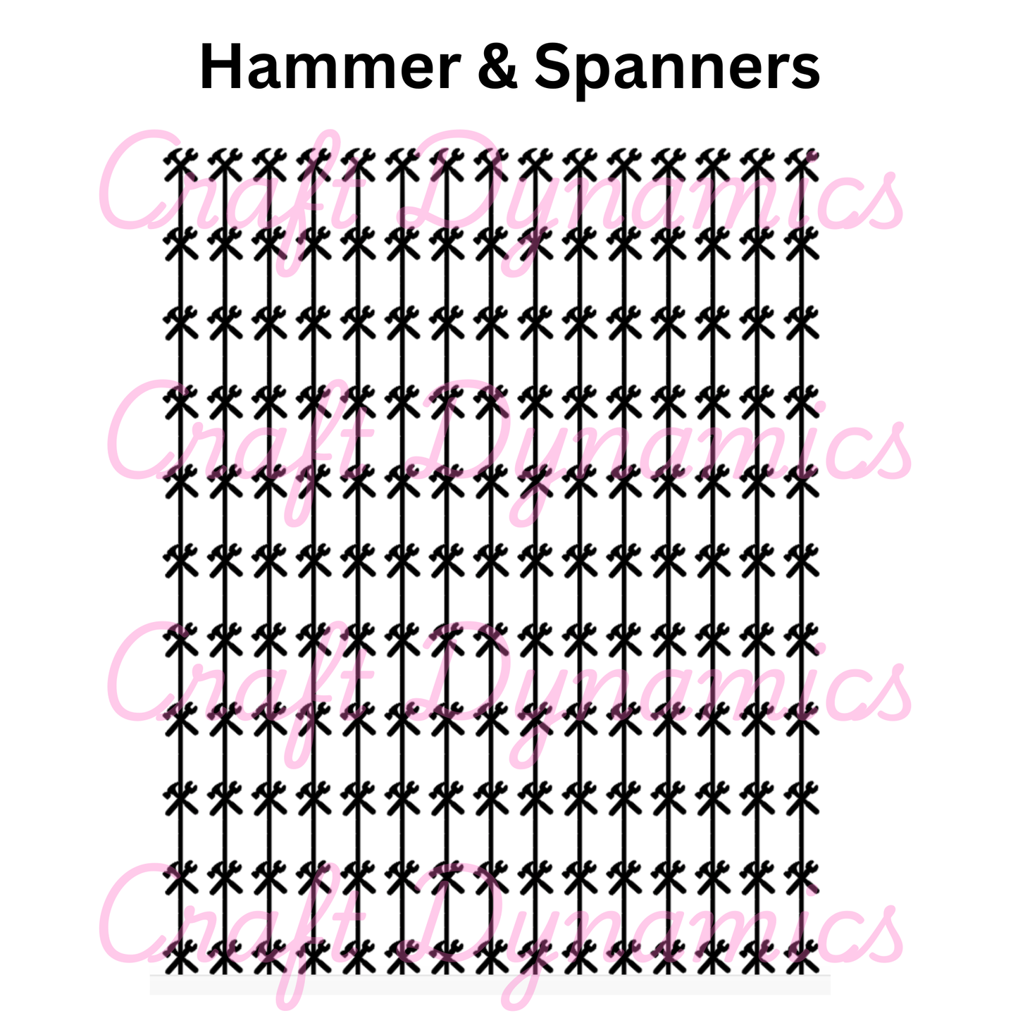 Hammer & Spanners - A4 Sheet