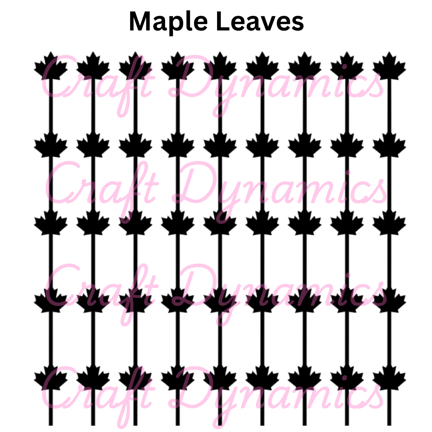 Maple Leaves - A4 Sheet
