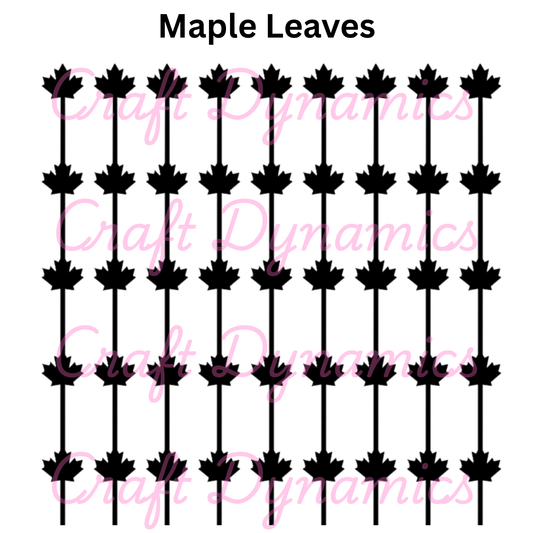 Maple Leaves - A4 Sheet