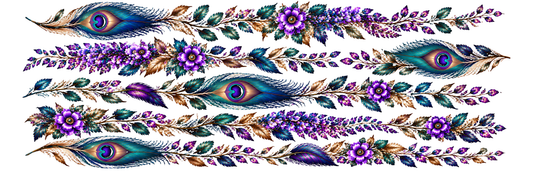 Mini UVDTF Decal Sheet – Ready to Apply Transfers - Mini Peacock Danglers