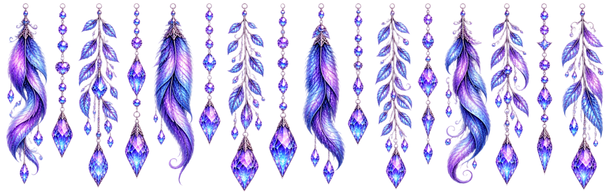 Mini UVDTF Decal Sheet – Ready to Apply Transfers - Mini Unicorn Danglers