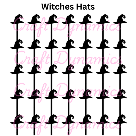 Witches Hats - A4 Sheet