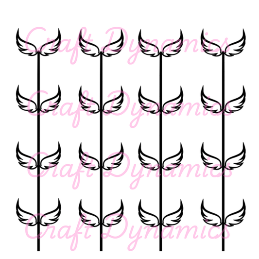 Angel Wing #3 - A4 Sheet
