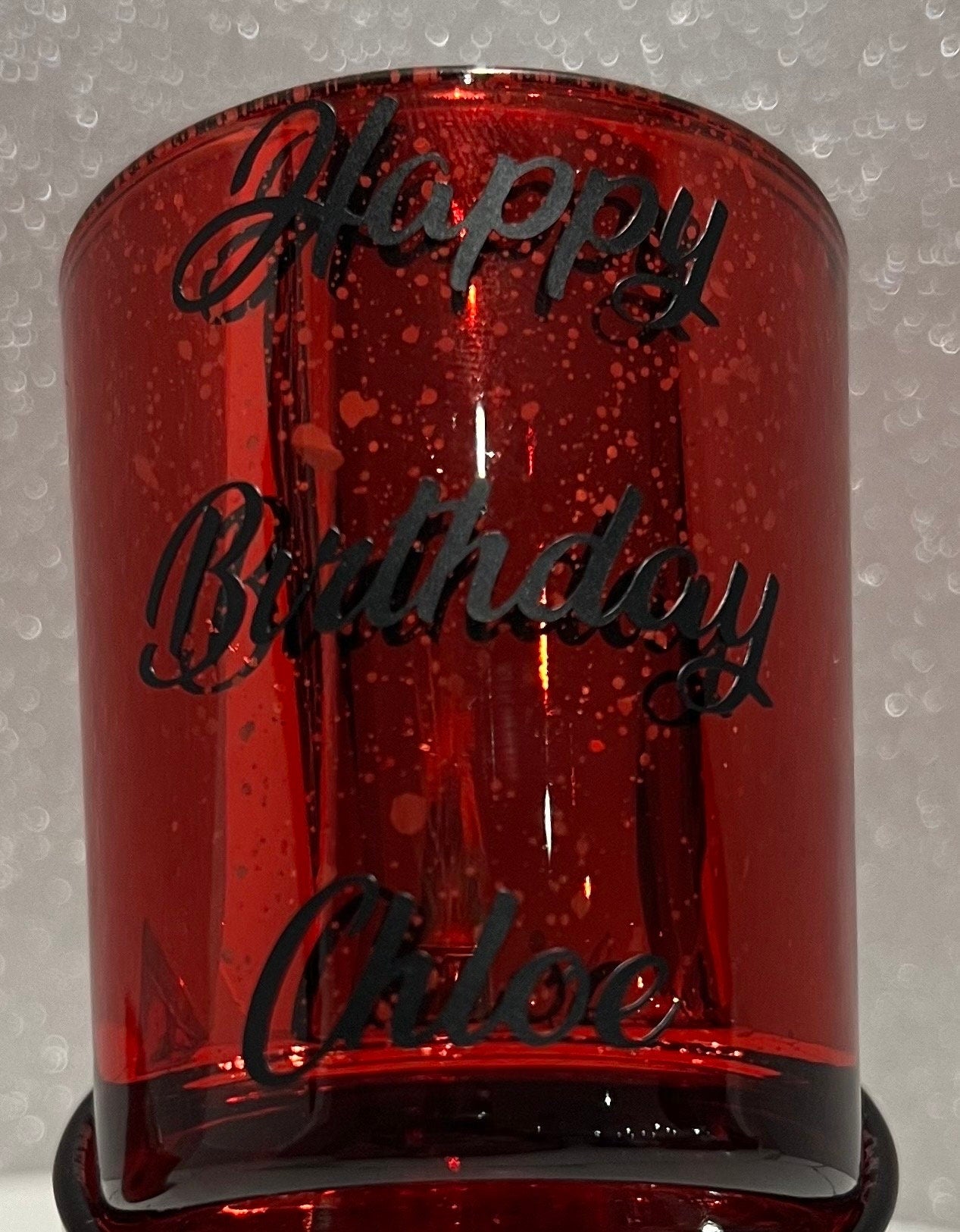 Personalised T-Light holder Gift Special Occasion Memorial Easter Mothers Day Fathers Day Christmas Presents