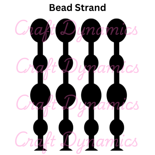 Bead Strands - A4 Sheet