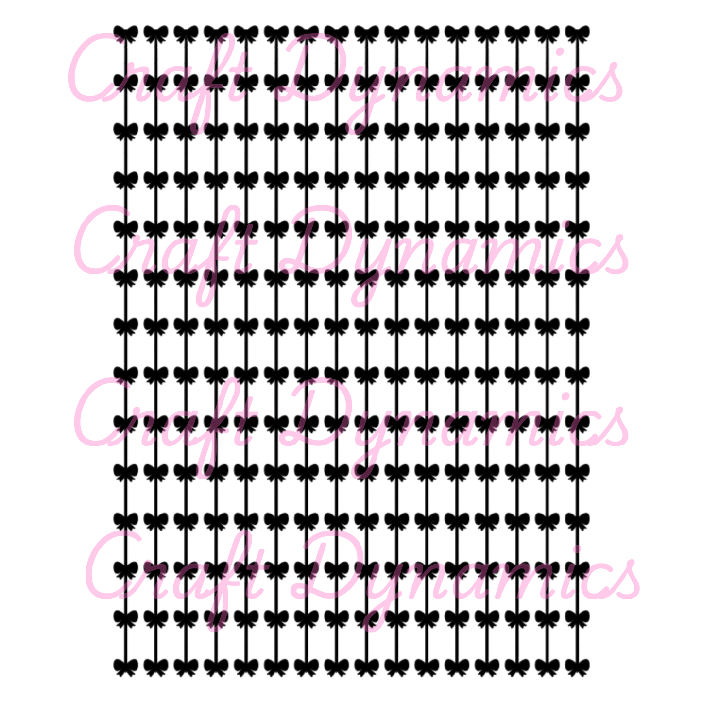 Bows - A4 Sheet