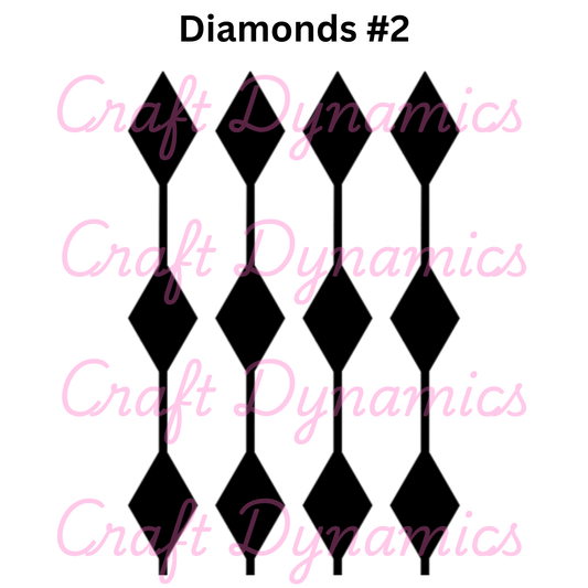 Diamonds #2 - A4 Sheet