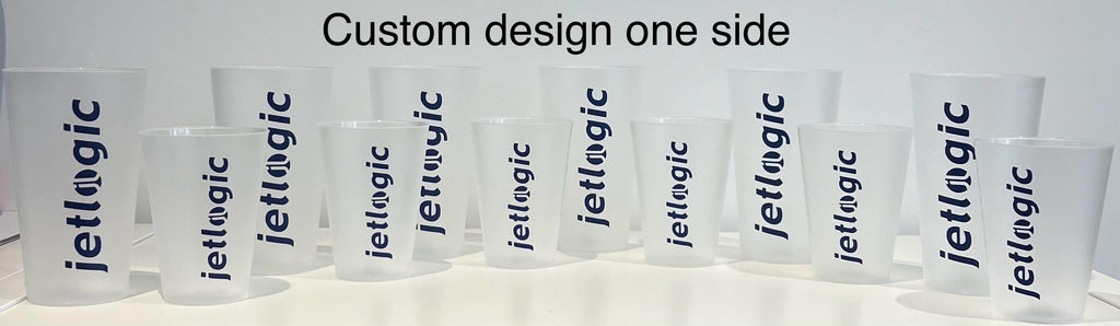 Personalised Plastic Frosted Cup 300ml or 500ml Special Occasion Birthday Celebration Hen Party Wedding stag do