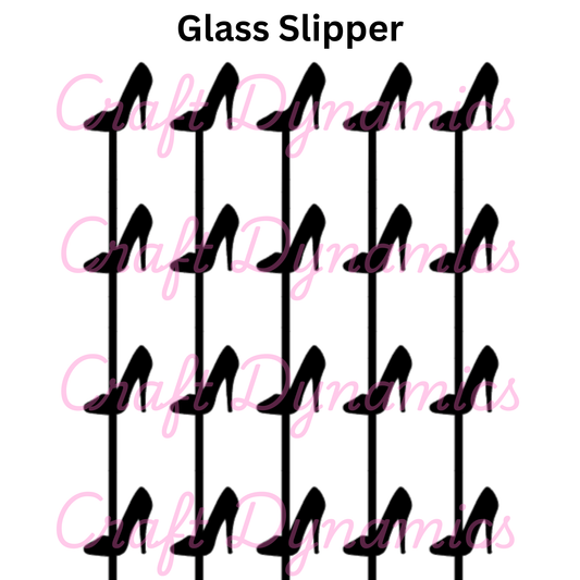 Glass Slipper - A4 Sheet