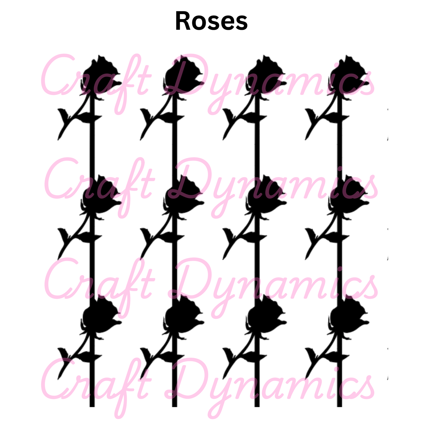 Roses - A4 Sheet