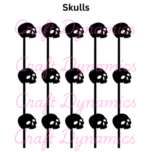 Skulls - A4 Sheet