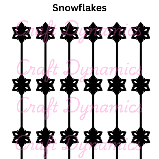 Snowflakes - A4 Sheet