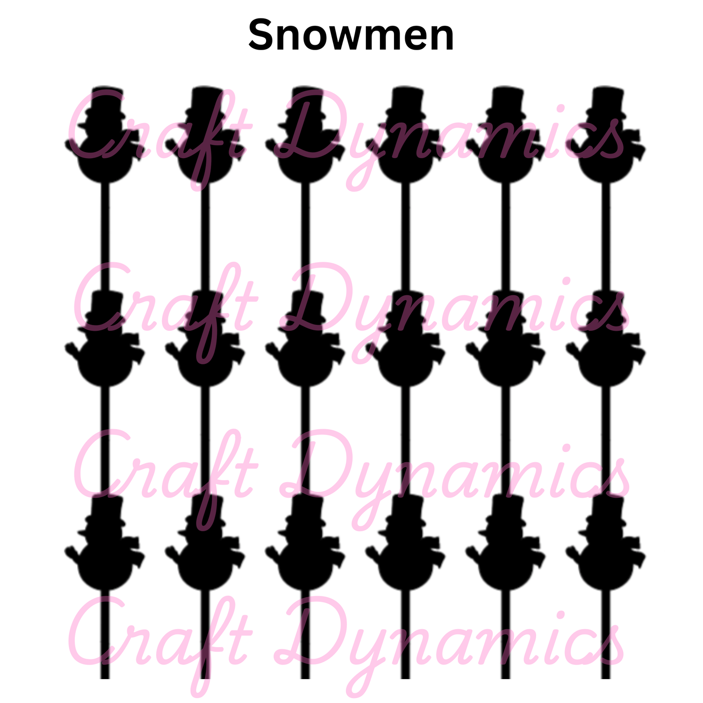 Snowmen - A4 Sheet
