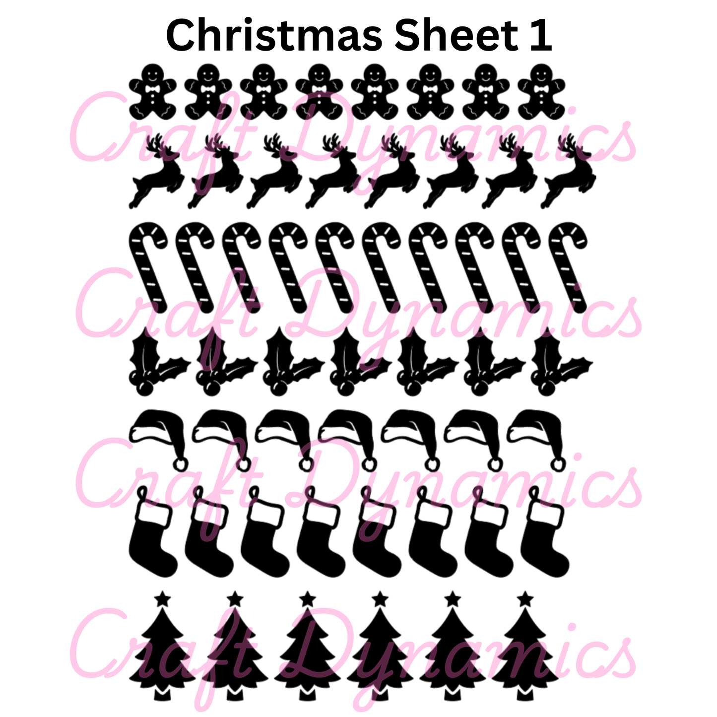 Christmas Sheet 1 - A4 Sheet