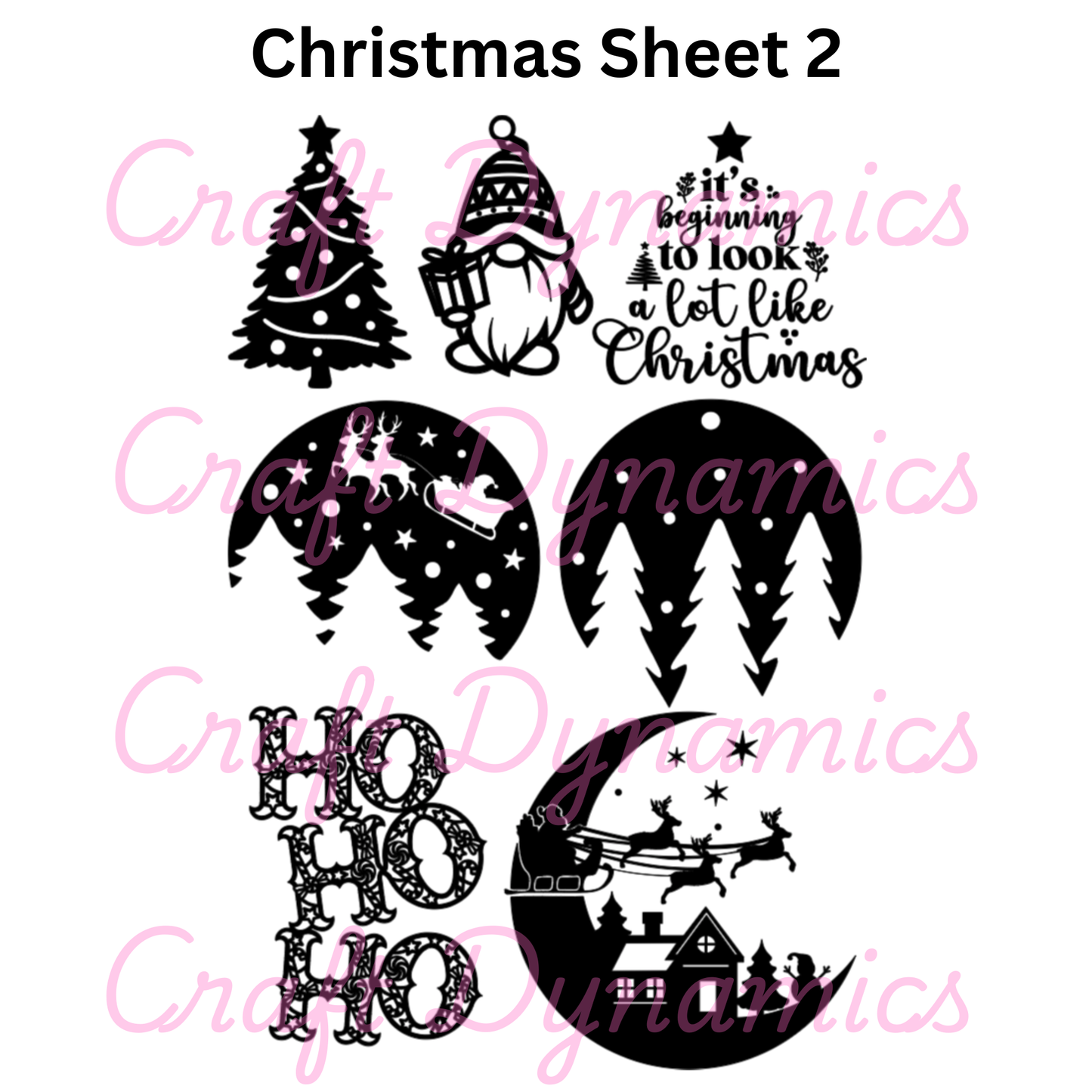 Christmas Sheet 2 - A4 Sheet
